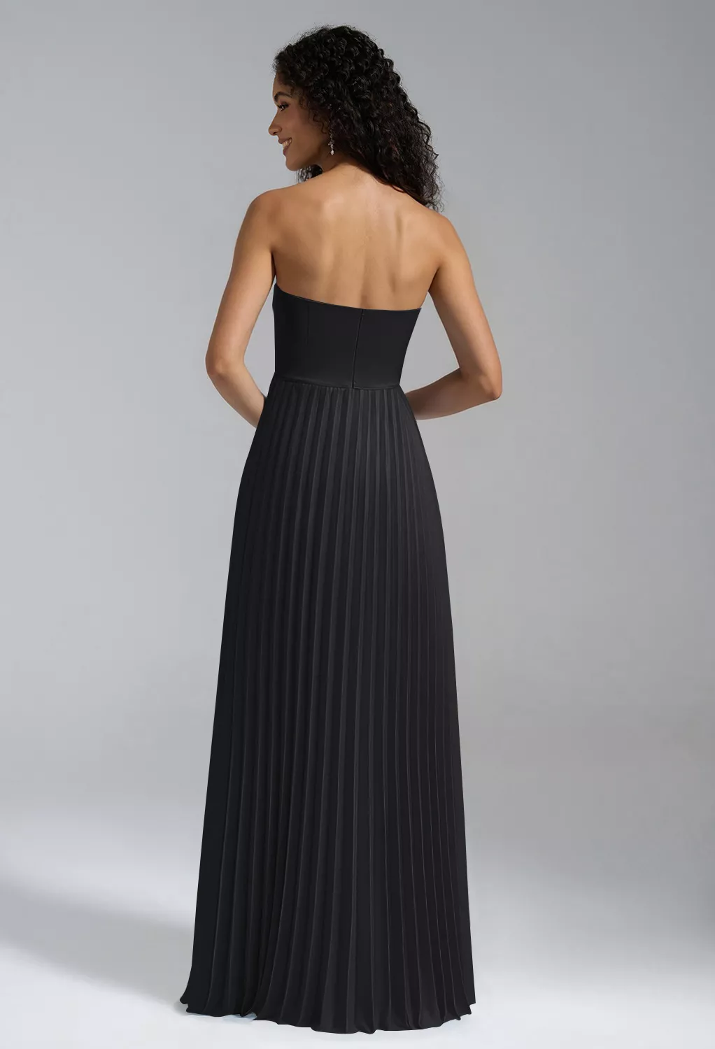 AW Hermione Black Metallic  Wedding Guest Dresses